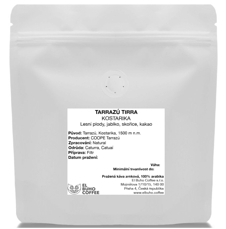 Tarrazú Tirra - Balení: 250g