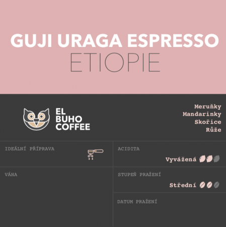 Guji Uraga Espresso - Balení: 250g