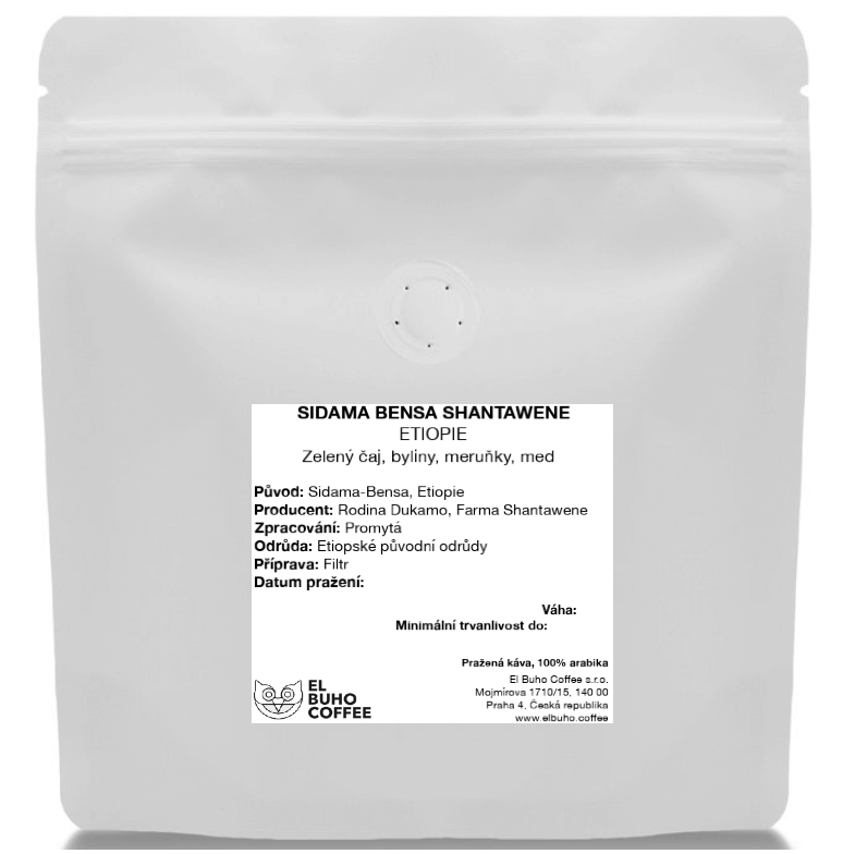 Sidama Bensa Shantawene - Balení: 250g