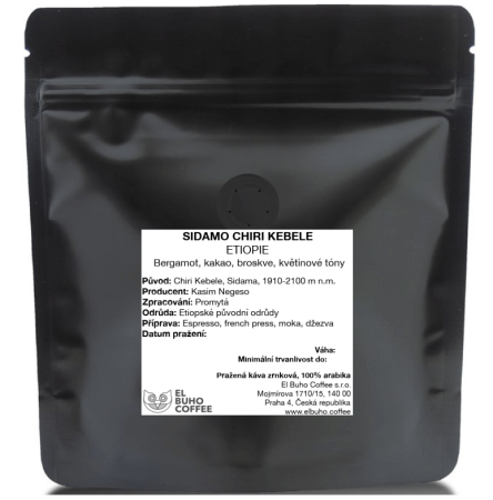 Sidamo Chiri Kebele - Packaging: 250g