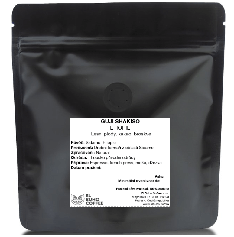 Guji Shakiso - Balení: 250g